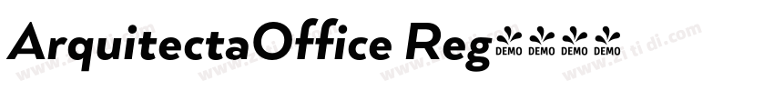 ArquitectaOffice Reg字体转换